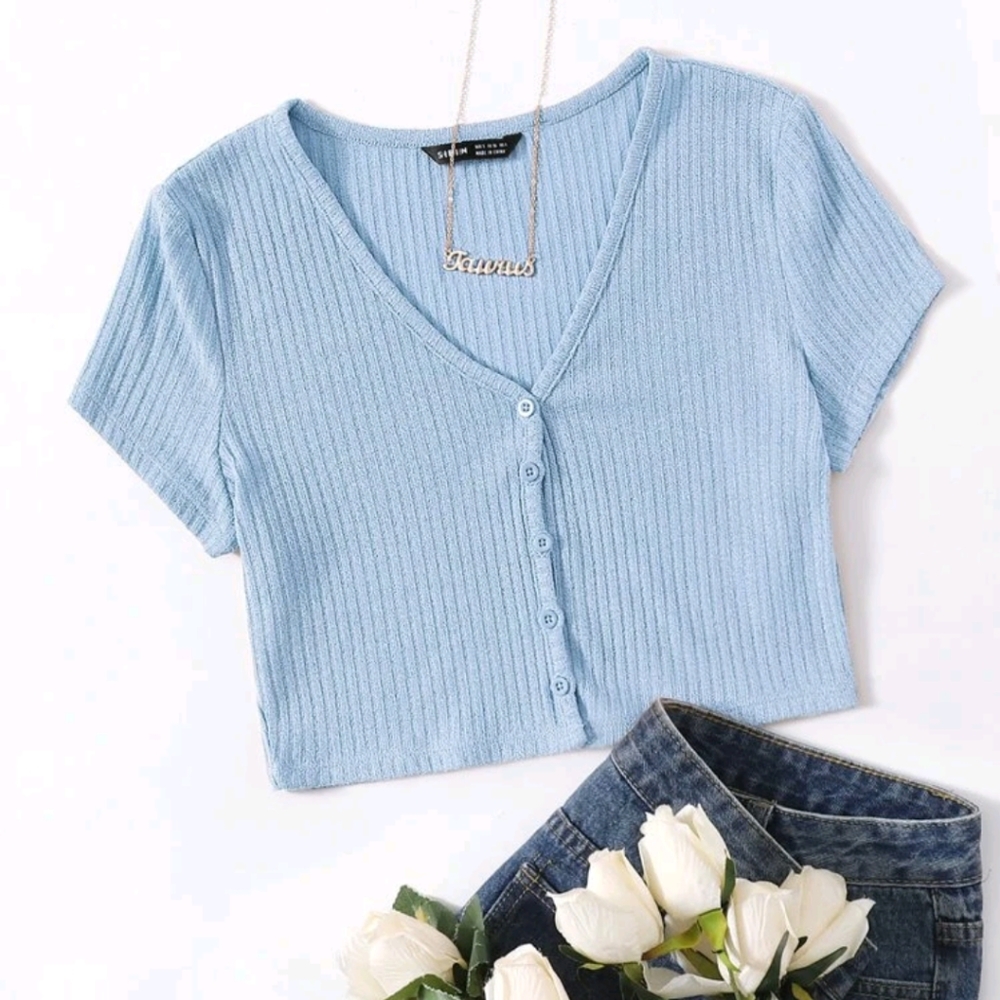 🍉5 for $25* Ribbed Knit Crop Top